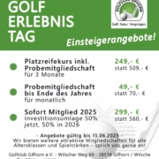 GC Gifhorn Einsteigerangebote bis 15.06.2025